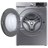 Samsung WF45B6300AP - WF45B6300AP/US Front Load Washer, 27 inch Width, 5.2 cu. ft. Washer Capacity, 1,200 RPM Washer Spin Speed, 12 Wash Cycles, 5 Temperature Settings, Water Heater, Steam Clean, ENERGY STAR Certified, Wifi Enabled, Grey colour