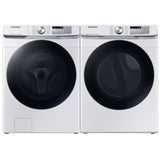 Samsung WF45B6300AW Front Load Washer, 27 inch Width, 5.2 cu. ft. Washer Capacity, 1,200 RPM Washer Spin Speed, 12 Wash Cycles, 5 Temperature Settings, Water Heater, Steam Clean, ENERGY STAR Certified, Wifi Enabled, White colour