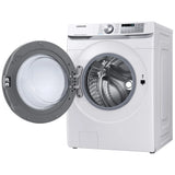 Samsung WF45B6300AW Front Load Washer, 27 inch Width, 5.2 cu. ft. Washer Capacity, 1,200 RPM Washer Spin Speed, 12 Wash Cycles, 5 Temperature Settings, Water Heater, Steam Clean, ENERGY STAR Certified, Wifi Enabled, White colour