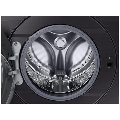 Samsung WF45T6000AV - WF45T6000AV/A5 Front Load Washer, ENERGY STAR Certified, 5.2 cu. ft. Washer Capacity, 1,200 RPM Washer Spin Speed, 10 Wash Cycles, 5 Temperature Settings, Black Stainless Steel colour