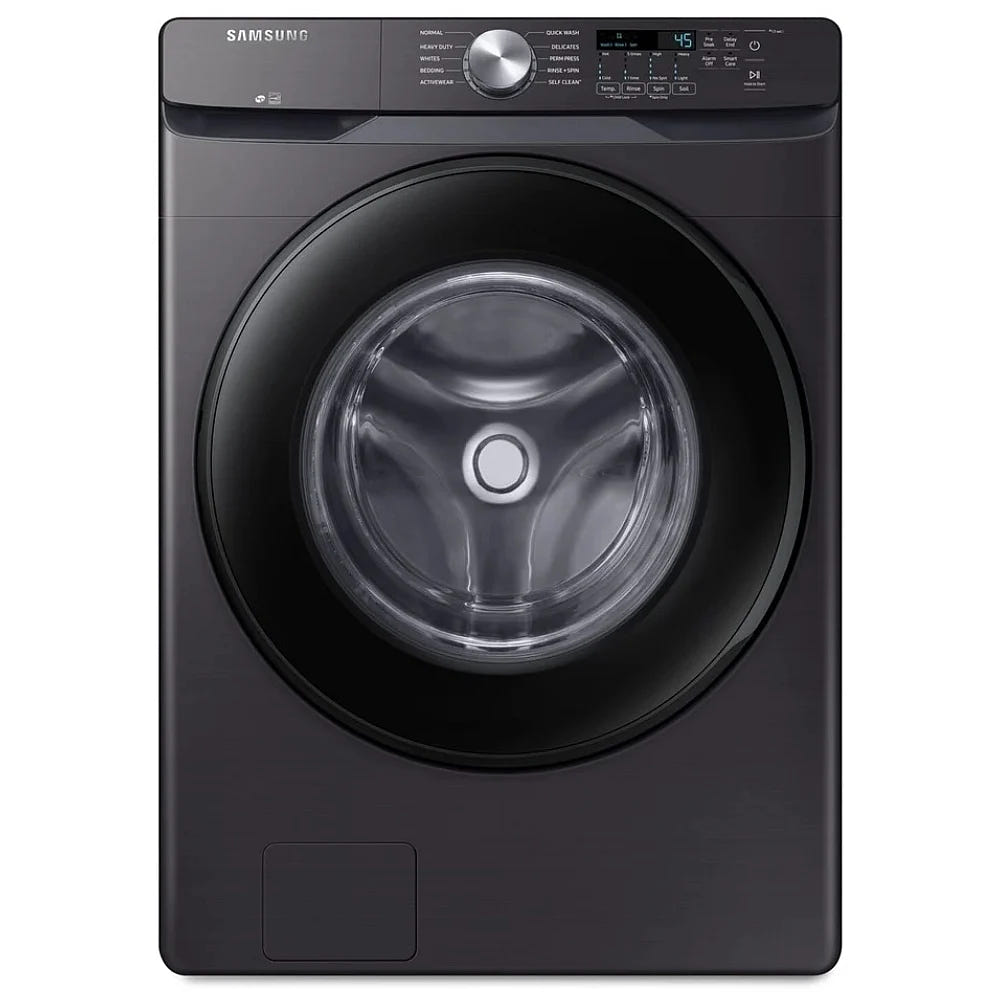 Samsung WF45T6000AV - WF45T6000AV/A5 Front Load Washer, ENERGY STAR Certified, 5.2 cu. ft. Washer Capacity, 1,200 RPM Washer Spin Speed, 10 Wash Cycles, 5 Temperature Settings, Black Stainless Steel colour