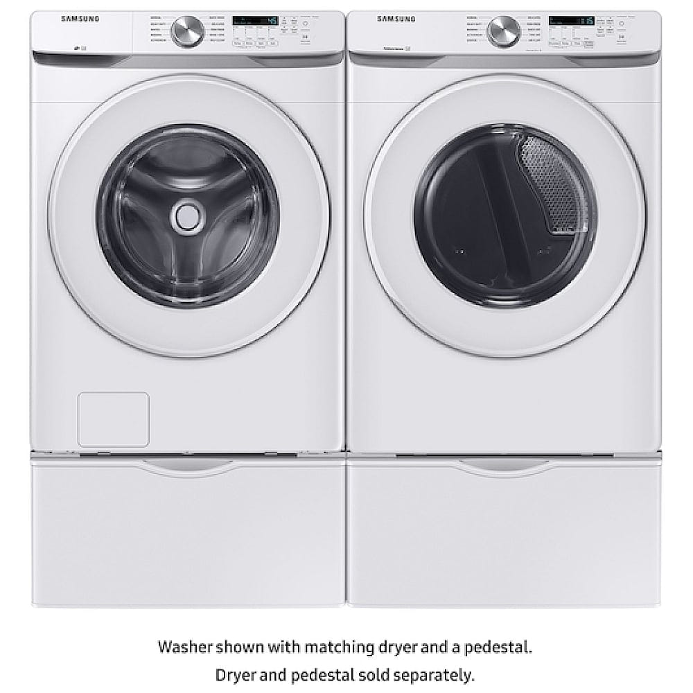 Samsung Front Load Washer & Electric Dryer Set WF45T6000AW & DVE45T6005W