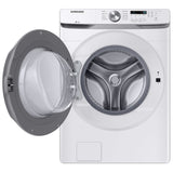 Samsung Front Load Washer & Electric Dryer Set WF45T6000AW & DVE45T6005W