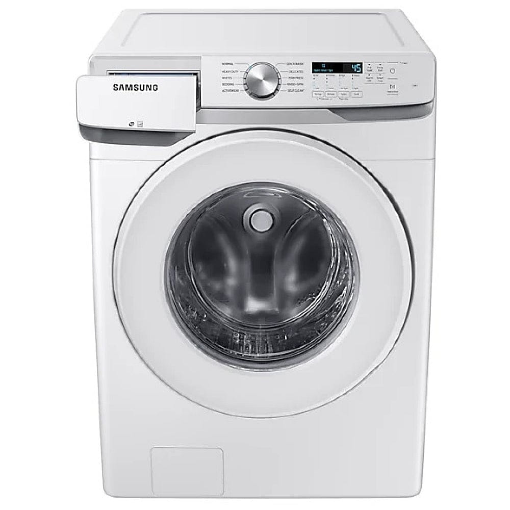 Samsung Front Load Washer & Electric Dryer Set WF45T6000AW & DVE45T6005W