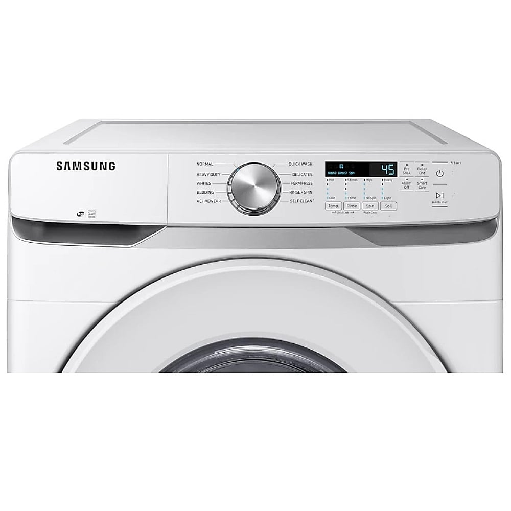 Samsung WF45T6000AW - Front Load Washer, ENERGY STAR Certified, 5.2 cu. ft. Washer Capacity, 1,200 RPM Washer Spin Speed, 10 Wash Cycles, 5 Temperature Settings, White colour