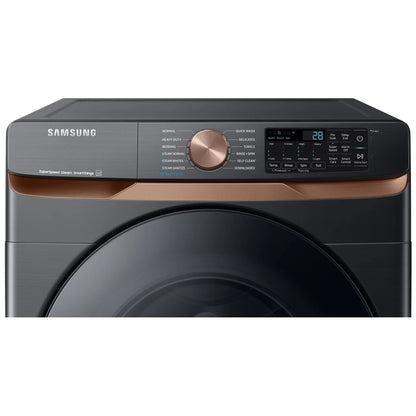 Samsung WF50BG8300AVUS Front Load Washer, ENERGY STAR Certified, 5.8 cu. ft. Washer Capacity, 1,200 RPM Washer Spin Speed, 12 Wash Cycles, 5 Temperature Settings, Water Heater, Steam Clean, Wifi Enabled, Black colour