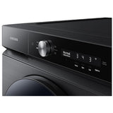 Samsung Bespoke WF53BB8700AVUS Front Load Washer, ENERGY STAR Certified, 6.1 cu. ft. Washer Capacity, 1,200 RPM Washer Spin Speed, 24 Wash Cycles, 5 Temperature Settings, Water Heater, Steam Clean, Wifi Enabled, Black Stainless Steel colour Super
