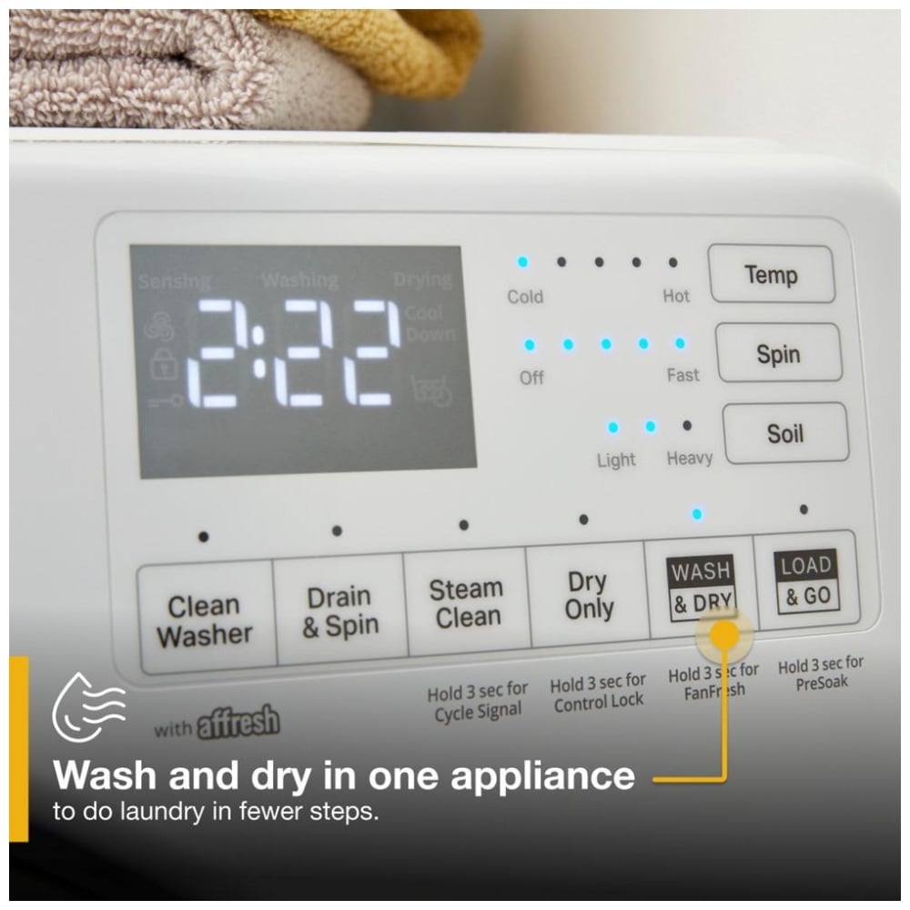 Whirlpool WFC682CLW All-in-One Washer Dryer Combo