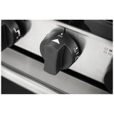 Whirlpool WFG500M4HS Gas Range, 2.96 cu. ft. Capacity, 24 inch Exterior Width, Manual Clean, 4 Burners, Broiler Drawer, 15,000 BTU Highest Burner, Stainless Steel colour