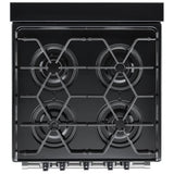 Whirlpool WFG500M4HS Gas Range, 2.96 cu. ft. Capacity, 24 inch Exterior Width, Manual Clean, 4 Burners, Broiler Drawer, 15,000 BTU Highest Burner, Stainless Steel colour