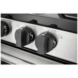 Whirlpool WFG500M4HS Gas Range, 2.96 cu. ft. Capacity, 24 inch Exterior Width, Manual Clean, 4 Burners, Broiler Drawer, 15,000 BTU Highest Burner, Stainless Steel colour