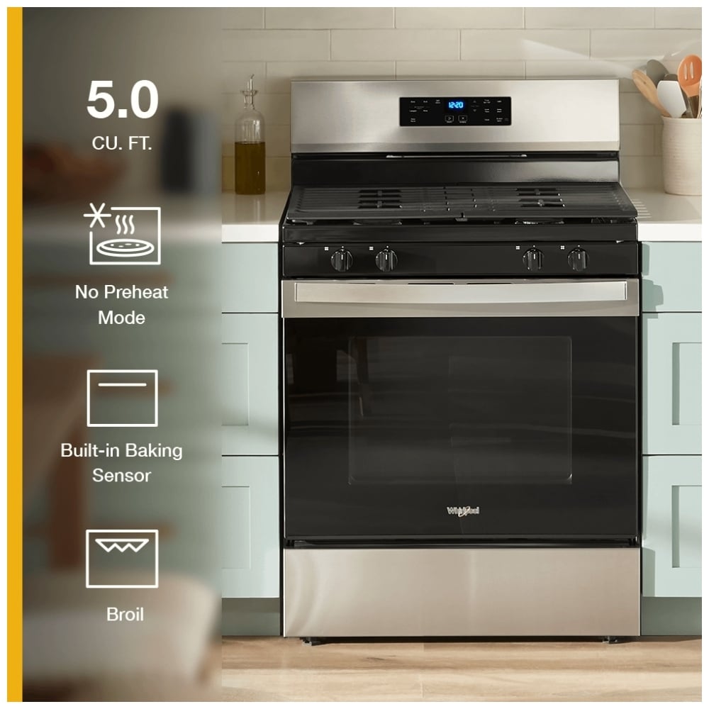 Whirlpool WFGS3530RS Gas Ranges