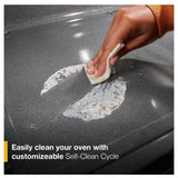 Whirlpool WFGS3530RW Gas Range, 5.3 cu. ft. Capacity, 30 inch Exterior Width, Self Clean, 4 Burners, Storage Drawer, 15,000 BTU Highest Burner, white colour