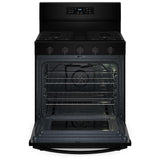 Whirlpool WFGS5030RB Gas Range, 5 cu. ft. Capacity, 30 inch Exterior Width, Self Clean, Convection, Storage Drawer, Yes, 18,000 BTU Highest Burner, Black Stainless Steel colour