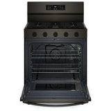 Whirlpool WFGS5030RV Gas Range, 5 cu. ft. Capacity, 30 inch Exterior Width, Self Clean, Convection, Storage Drawer, Yes, 18,000 BTU Highest Burner, Black colour