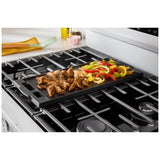 Whirlpool WFGS5030RW Gas Range, 5 cu. ft. Capacity, 30 inch Exterior Width, Self Clean, Convection, Storage Drawer, Yes, 18,000 BTU Highest Burner, White colour