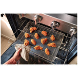 Whirlpool WFGS5030RZ Gas Range, 5 cu. ft. Capacity, 30 inch Exterior Width, Self Clean, Convection, Storage Drawer, Yes, 18,000 BTU Highest Burner, Stainless Steel colour