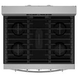 Whirlpool WFGS5030RZ Gas Range, 5 cu. ft. Capacity, 30 inch Exterior Width, Self Clean, Convection, Storage Drawer, Yes, 18,000 BTU Highest Burner, Stainless Steel colour