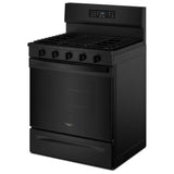 Whirlpool WFGS5730SB Gas Range, 5.0 cu. ft. Capacity, 30 inch Exterior Width, Self Clean, Convection, 5 Burners, Storage Drawer, Air Fry, 18,000 BTU Highest Burner, Black colour