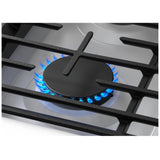 Whirlpool WFGS7530RW Gas Range, 5.3 cu. ft. Capacity, 30 inch Exterior Width, Self Clean, True Convection, 5 Burners, Storage Drawer, Yes, 18,000 BTU Highest Burner, White colour