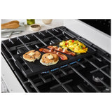 Whirlpool WFGS7530RW Gas Range, 5.3 cu. ft. Capacity, 30 inch Exterior Width, Self Clean, True Convection, 5 Burners, Storage Drawer, Yes, 18,000 BTU Highest Burner, White colour