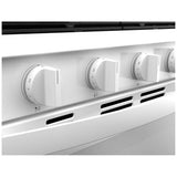 Whirlpool WFGS7530RW Gas Range, 5.3 cu. ft. Capacity, 30 inch Exterior Width, Self Clean, True Convection, 5 Burners, Storage Drawer, Yes, 18,000 BTU Highest Burner, White colour