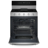 Whirlpool WFGS7530RZ Gas Range, 5.3 cu. ft. Capacity, 30 inch Exterior Width, Self Clean, True Convection, 5 Burners, Storage Drawer, Yes, 18,000 BTU Highest Burner, St colour