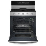 Whirlpool WFGS7530RZ Gas Range, 5.3 cu. ft. Capacity, 30 inch Exterior Width, Self Clean, True Convection, 5 Burners, Storage Drawer, Yes, 18,000 BTU Highest Burner, St colour