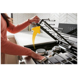 Whirlpool WFGS7530RZ Gas Range, 5.3 cu. ft. Capacity, 30 inch Exterior Width, Self Clean, True Convection, 5 Burners, Storage Drawer, Yes, 18,000 BTU Highest Burner, St colour