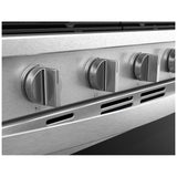Whirlpool WFGS7530RZ Gas Range, 5.3 cu. ft. Capacity, 30 inch Exterior Width, Self Clean, True Convection, 5 Burners, Storage Drawer, Yes, 18,000 BTU Highest Burner, St colour
