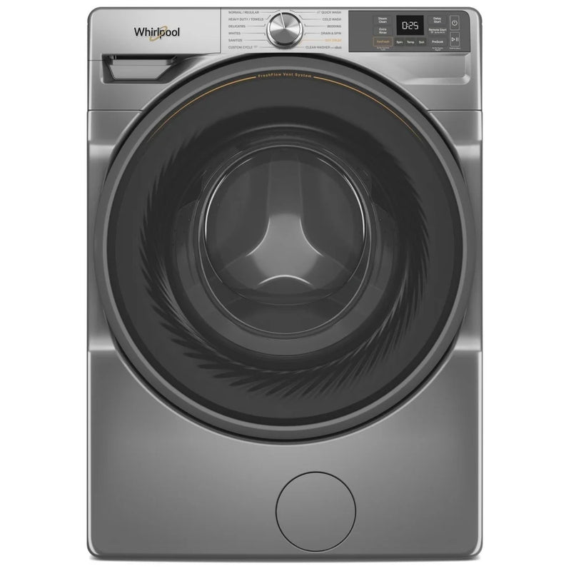 Whirlpool WFW5720RR Front Load Washer, 27 inch Width, 5.2 cu. ft. Washer Capacity, 1,160 RPM Washer Spin Speed, 12 Wash Cycles, 5 Temperature Settings, Steam Clean, ENERGY STAR Certified, Wifi Enabled, Other colour