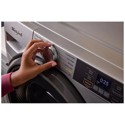 Whirlpool WFW5720RU Front Load Washer, ENERGY STAR Certified, 5.2 cu. ft. Washer Capacity, 12 Wash Cycles, Steam Clean, 1,160 RPM Washer Spin Speed, Wifi Enabled, Black colour