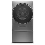 Whirlpool WFW9620HC Front Load Washer, 5.8 cu. ft. Washer Capacity, 1,200 RPM Washer Spin Speed, 14 Wash Cycles, 5 Temperature Settings, Water Heater, Steam Clean, Wifi Enabled, Chrome Shadow colour