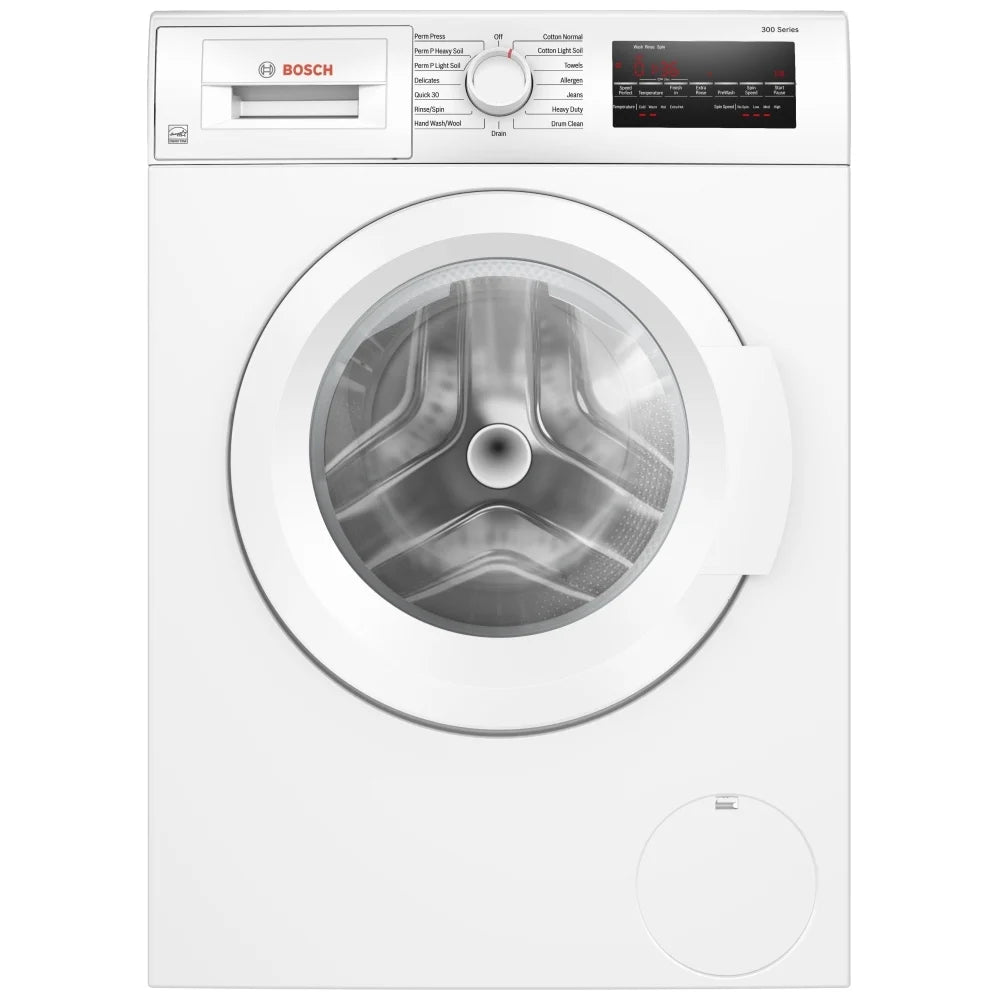 Bosch 300 Series Compact Washer WGA12400UC front view