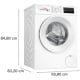 Bosch Front Load Washer WGA14400UC & Electric Condensation Dryer WPA12100UC