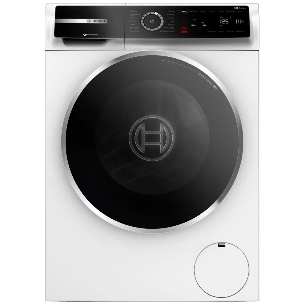 Bosch 500 Series Compact Front Load Washer 1600 rpm WGB24600UC front view