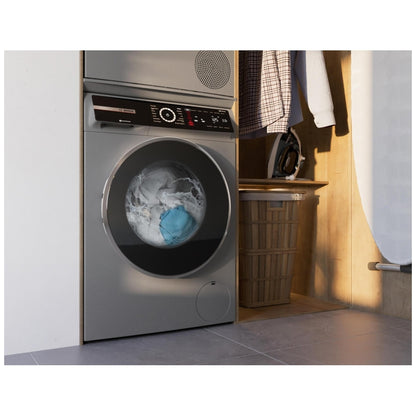 800 Series, Compact Washer, Front load washer, Silver inox WGB246AXUC