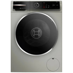 Bosch 800 Series Compact Front Load Washer in Silver Inox WGB246AXUC