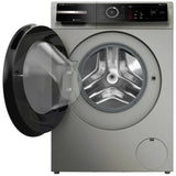 Bosch 800 Series Compact Front Load Washer in Silver Inox WGB246AXUC (back view)