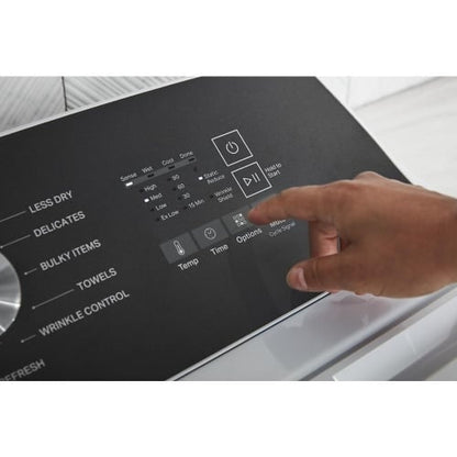 Whirlpool WGD5010LW Gas Dryer | 7.0 Cu. Ft. Capacity, 4 Temperature Settings, White