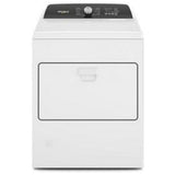 Whirlpool WGD5010LW Gas Dryer, 7 cu. ft. Dryer Capacity, 11 Dry Cycles, 4 Temperature Settings, Vented, White colour