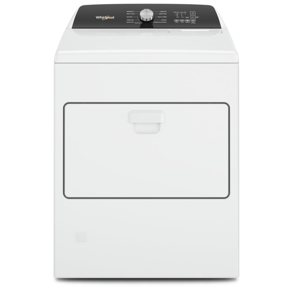 Whirlpool WGD5010LW Gas Dryer | 7.0 Cu. Ft. Capacity, 4 Temperature Settings, White