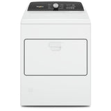 Whirlpool WGD5010LW Gas Dryer, 7 cu. ft. Dryer Capacity, 11 Dry Cycles, 4 Temperature Settings, Vented, White colour