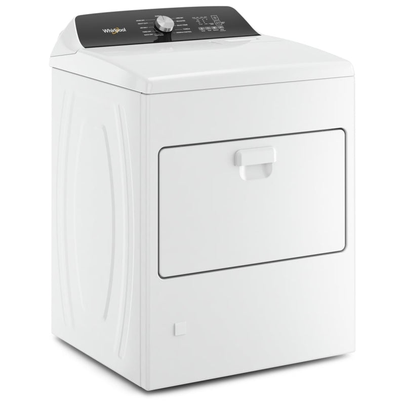 Whirlpool WGD5010LW Gas Dryer, 7 cu. ft. Dryer Capacity, 11 Dry Cycles, 4 Temperature Settings, Vented, White colour