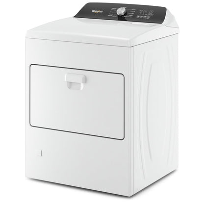 Whirlpool WGD5010LW Gas Dryer | 7.0 Cu. Ft. Capacity, 4 Temperature Settings, White