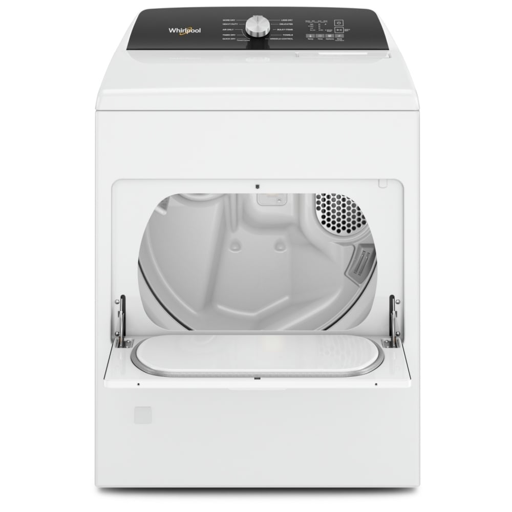 Whirlpool WGD5010LW Gas Dryer | 7.0 Cu. Ft. Capacity, 4 Temperature Settings, White