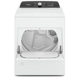 Whirlpool WGD5010LW Gas Dryer, 7 cu. ft. Dryer Capacity, 11 Dry Cycles, 4 Temperature Settings, Vented, White colour