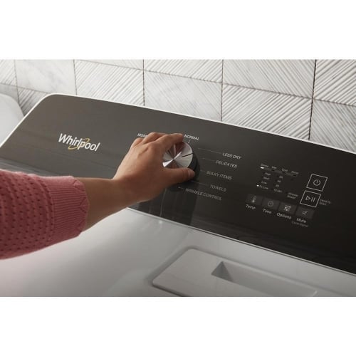 Whirlpool WGD5050LW Gas Dryer | 7.0 Cu. Ft. Capacity, Steam Clean, 4 Temperature Settings