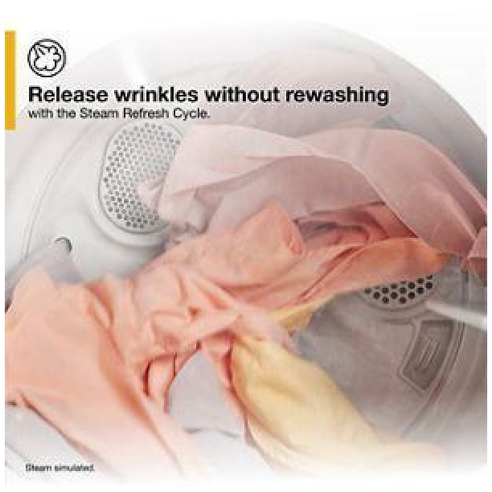 Whirlpool WGD5050LW Gas Dryer | 7.0 Cu. Ft. Capacity, Steam Clean, 4 Temperature Settings