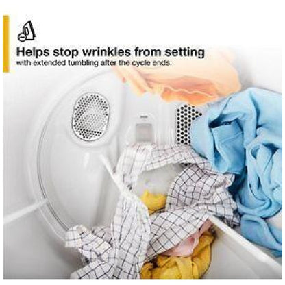 Whirlpool WGD5050LW Gas Dryer | 7.0 Cu. Ft. Capacity, Steam Clean, 4 Temperature Settings